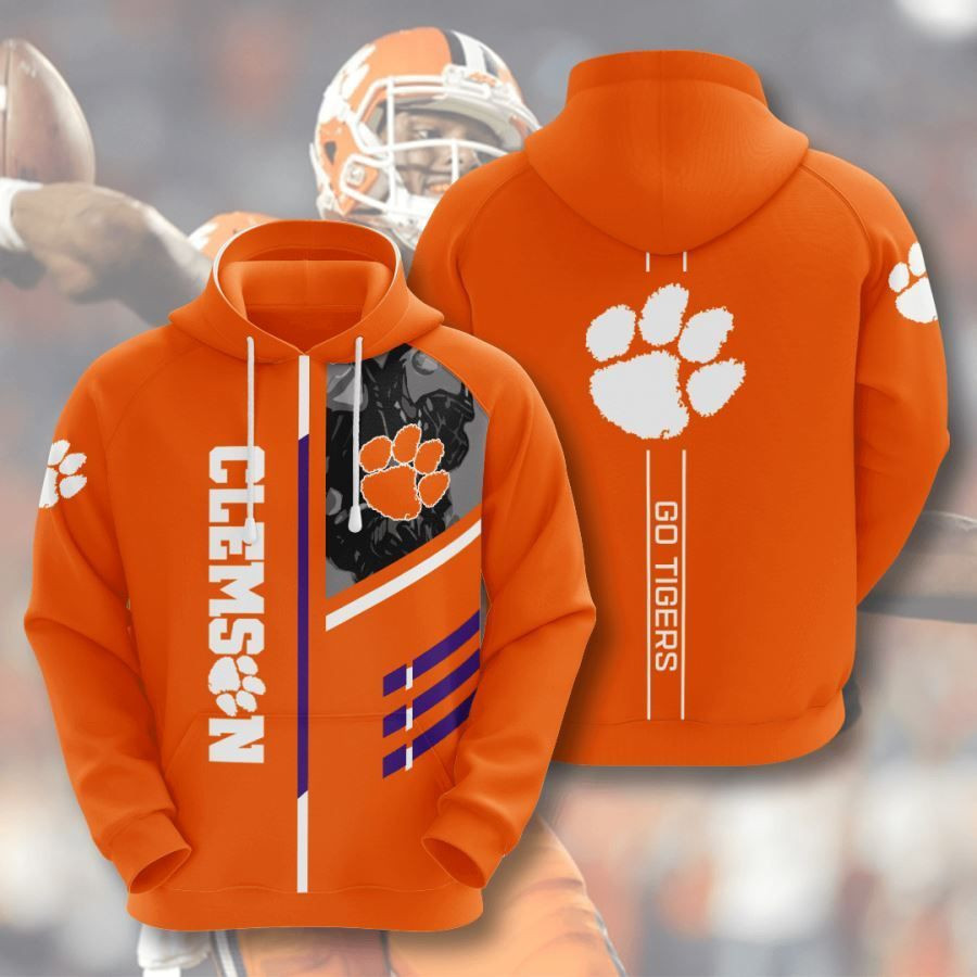 Clemson Tigers No432 Custom Hoodie 3D All Over Print