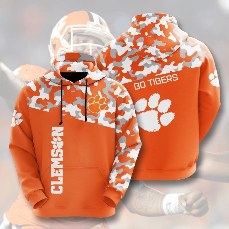 Clemson Tigers No433 Custom Hoodie 3D