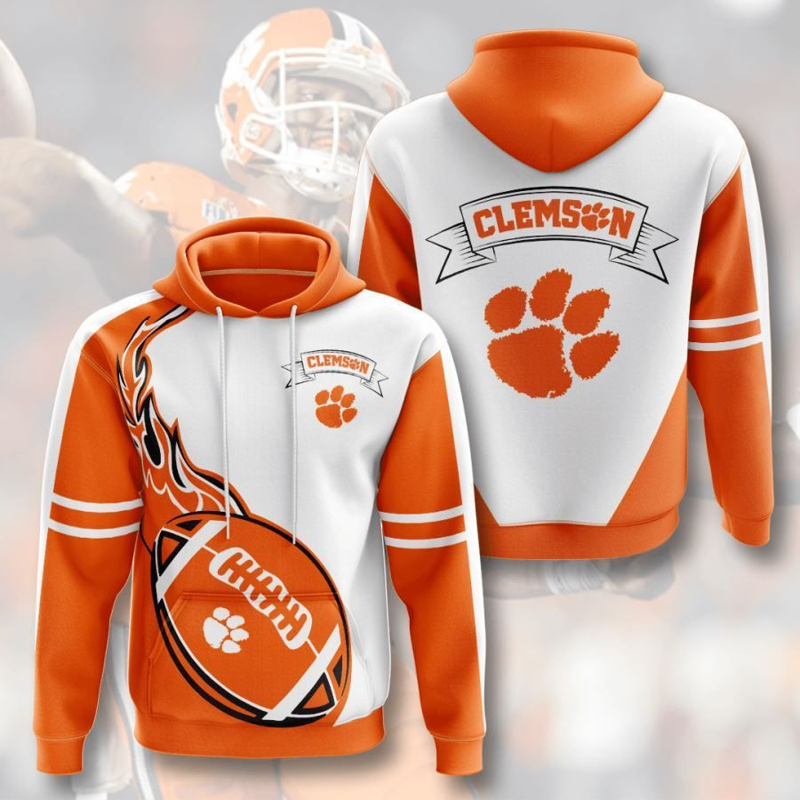 Clemson Tigers No434 Custom Hoodie 3D All Over Print