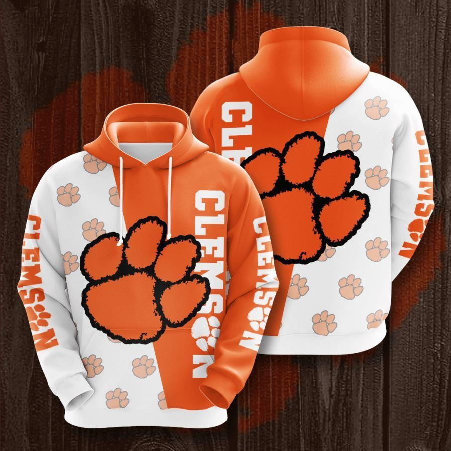 Clemson Tigers No436 Custom Hoodie 3D All Over Print