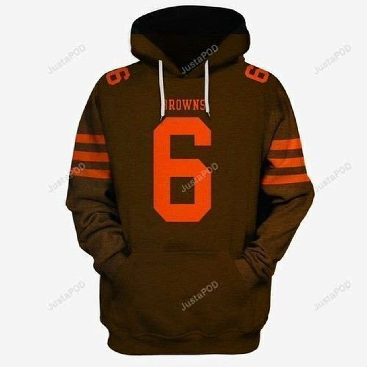 Cleveland Browns 3d All Over Print Hoodie
