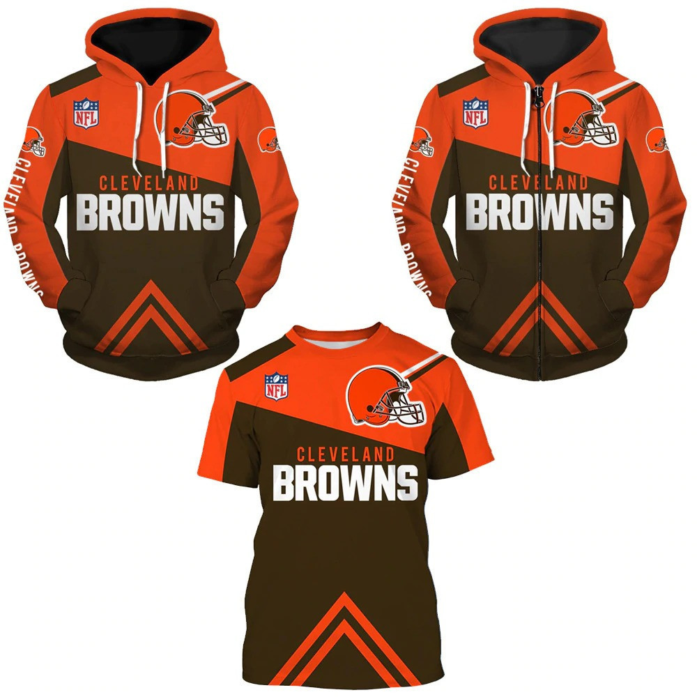 Cleveland Browns Clothing T-Shirt Hoodies For Men Women Size S-5XL