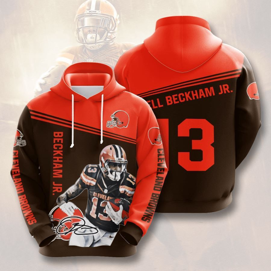 Cleveland Browns No442 Custom Hoodie 3D All Over Print