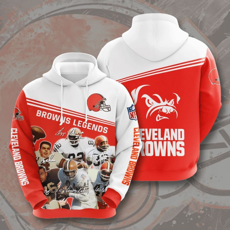 Cleveland Browns No446 Custom Hoodie 3D All Over Print