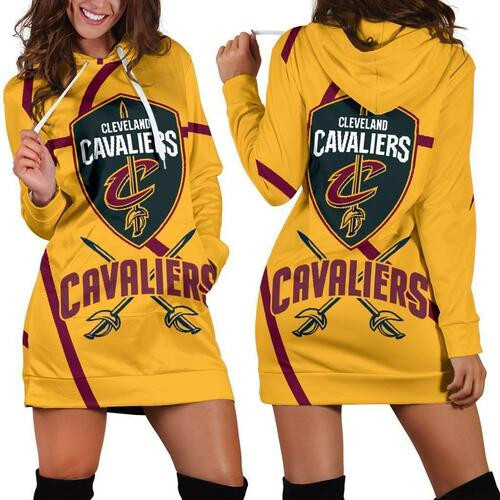 Cleveland Cavaliers Hoodie Dress Sweater Dress Sweatshirt Dress 3d All Over Print For Women Hoodie