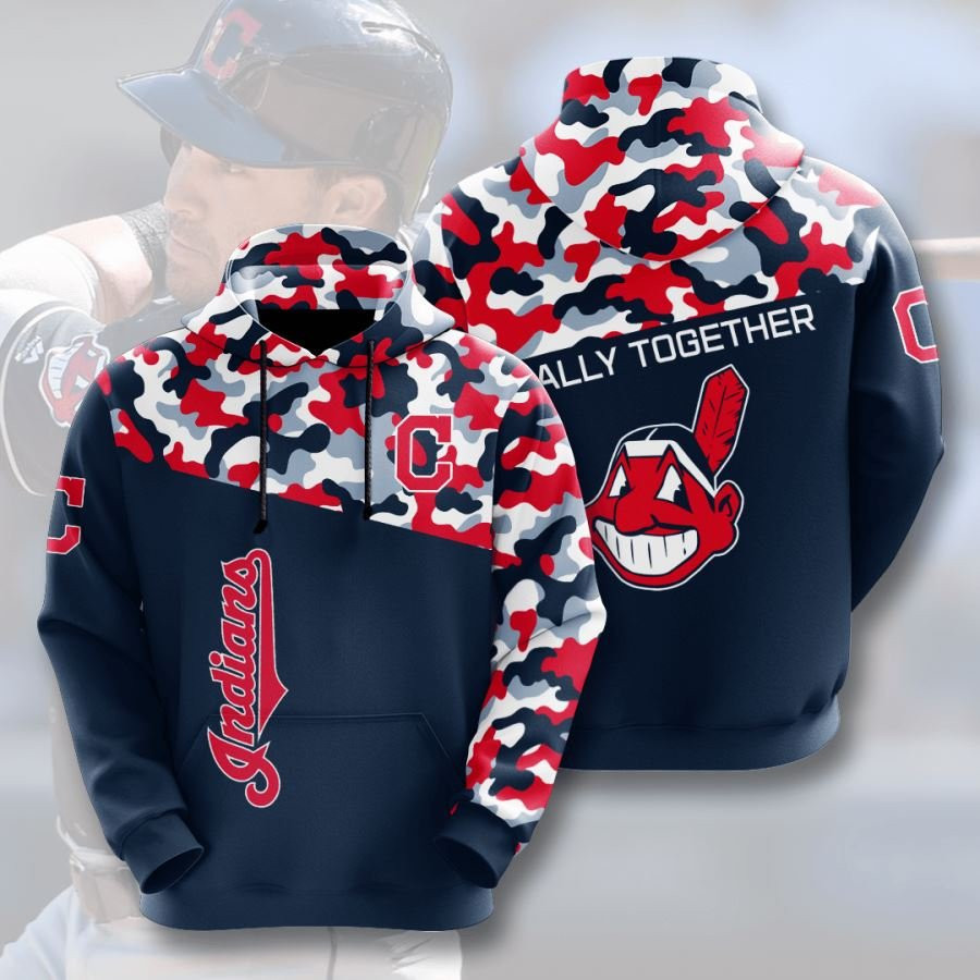 Cleveland Indians No462 Custom Hoodie 3D