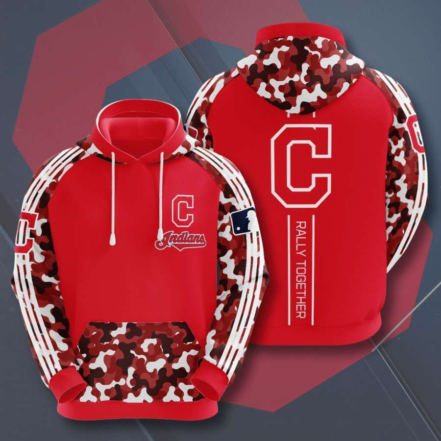 Cleveland Indians No468 Custom Hoodie 3D All Over Print