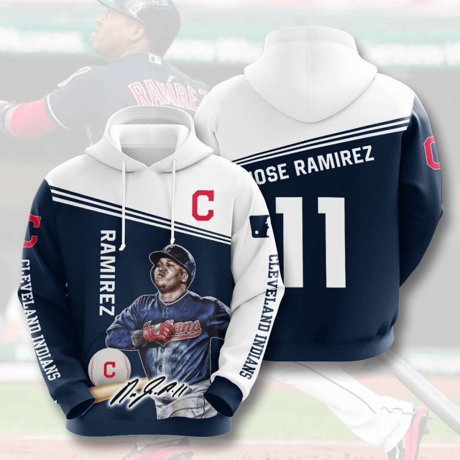 Cleveland Indians No471 Custom Hoodie 3D All Over Print