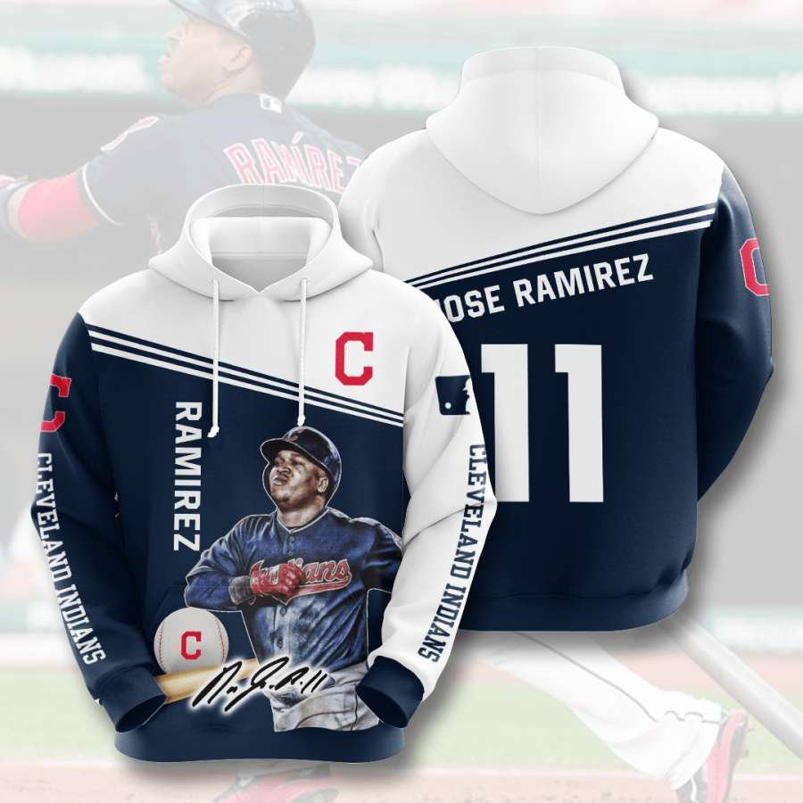 Cleveland Indians No471 Custom Hoodie 3D