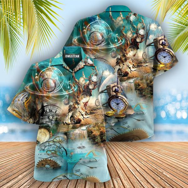 Clock If Not Now When Clock Edition - Hawaiian Shirt - Hawaiian Shirt For Men