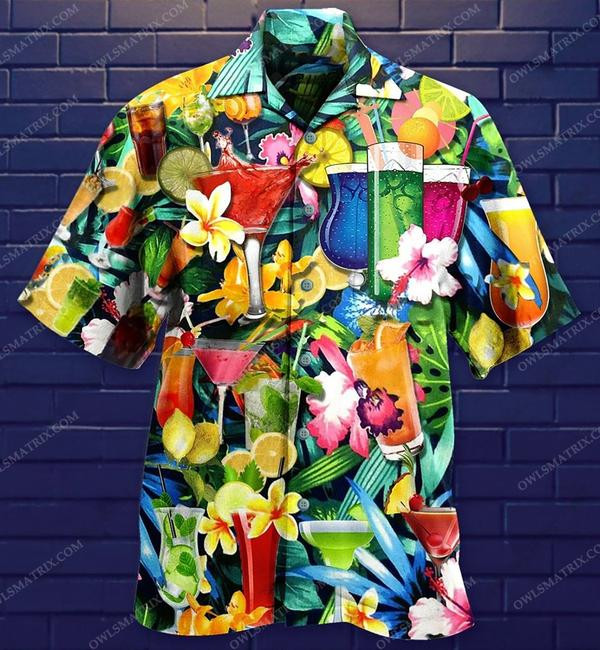 Cocktail And Flowers Limited Edition - Hawaiian Shirt Hawaiian Shirt For Men