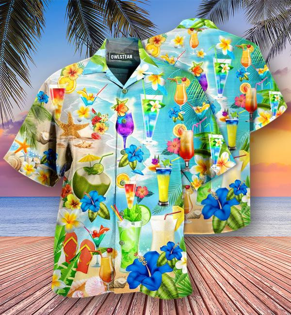 Cocktails Drink Cocktails And Say Aloha Edition - Hawaiian Shirt - Hawaiian Shirt For Men