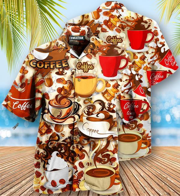 Coffee Everything Gets Better With Coffee Edition - Hawaiian Shirt - Hawaiian Shirt For Men