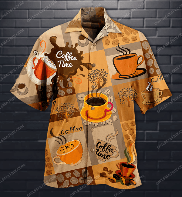 Coffee Time Limited Edition - Hawaiian Shirt Hawaiian Shirt For Men