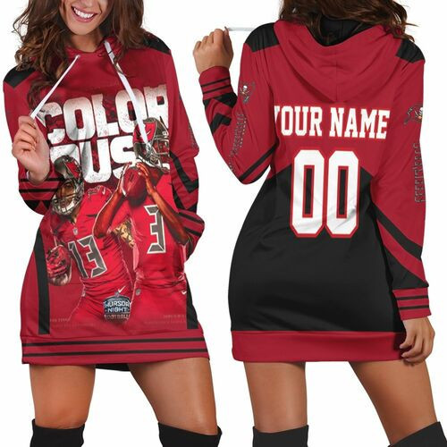Color Us Tampa Bay Buccaneers Nfc South Division Champions Super Bowl 2021 Personalized Hoodie Dress Sweater Dress Sweatshirt Dress