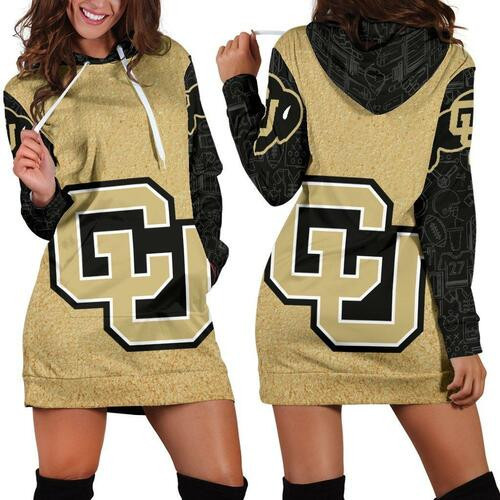 Colorado Buffaloes Hoodie Dress Sweater Dress Sweatshirt Dress 3d All Over Print For Women Hoodie