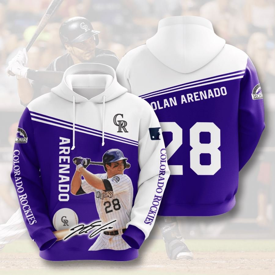 Colorado Rockies No479 Custom Hoodie 3D