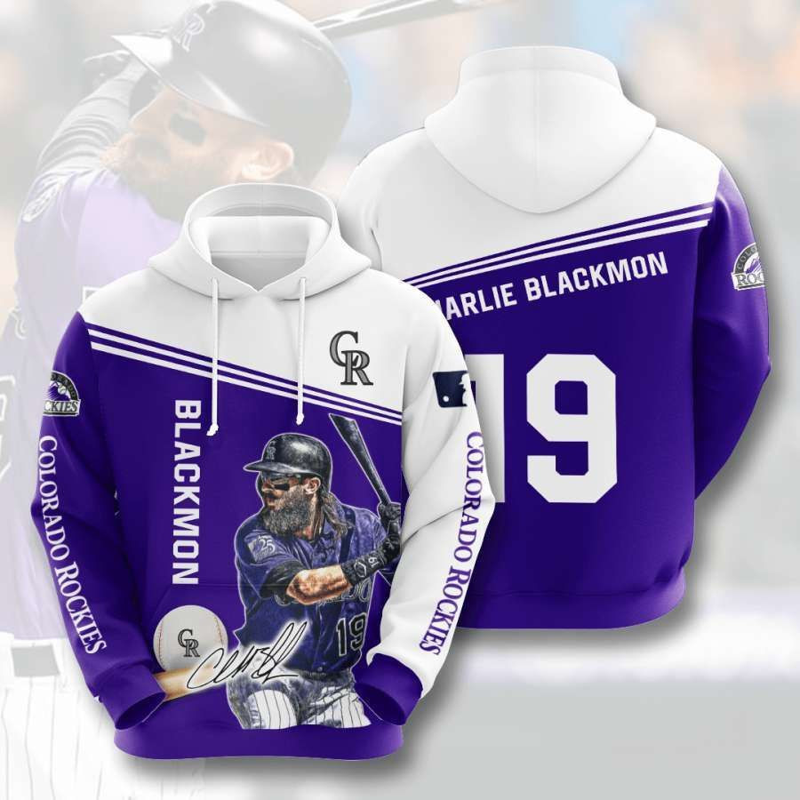 Colorado Rockies No481 Custom Hoodie 3D All Over Print