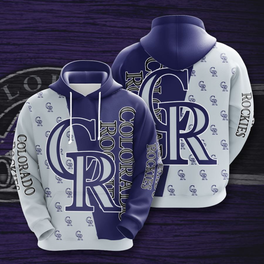 Colorado Rockies No485 Custom Hoodie 3D All Over Print