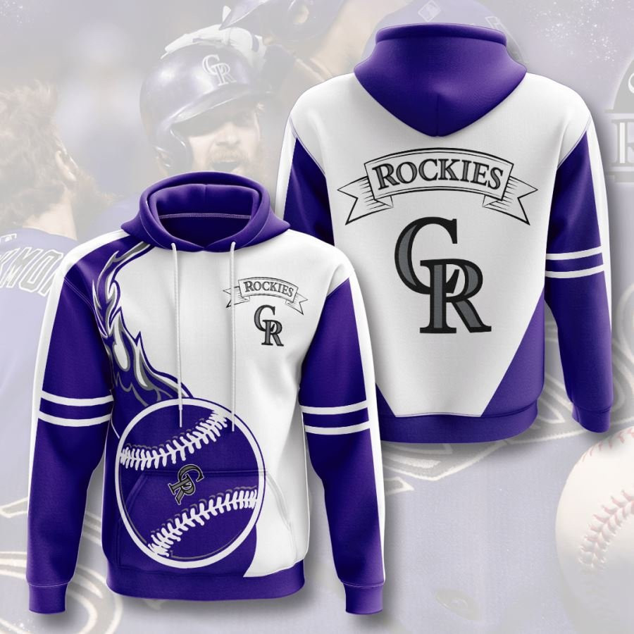 Colorado Rockies No487 Custom Hoodie 3D