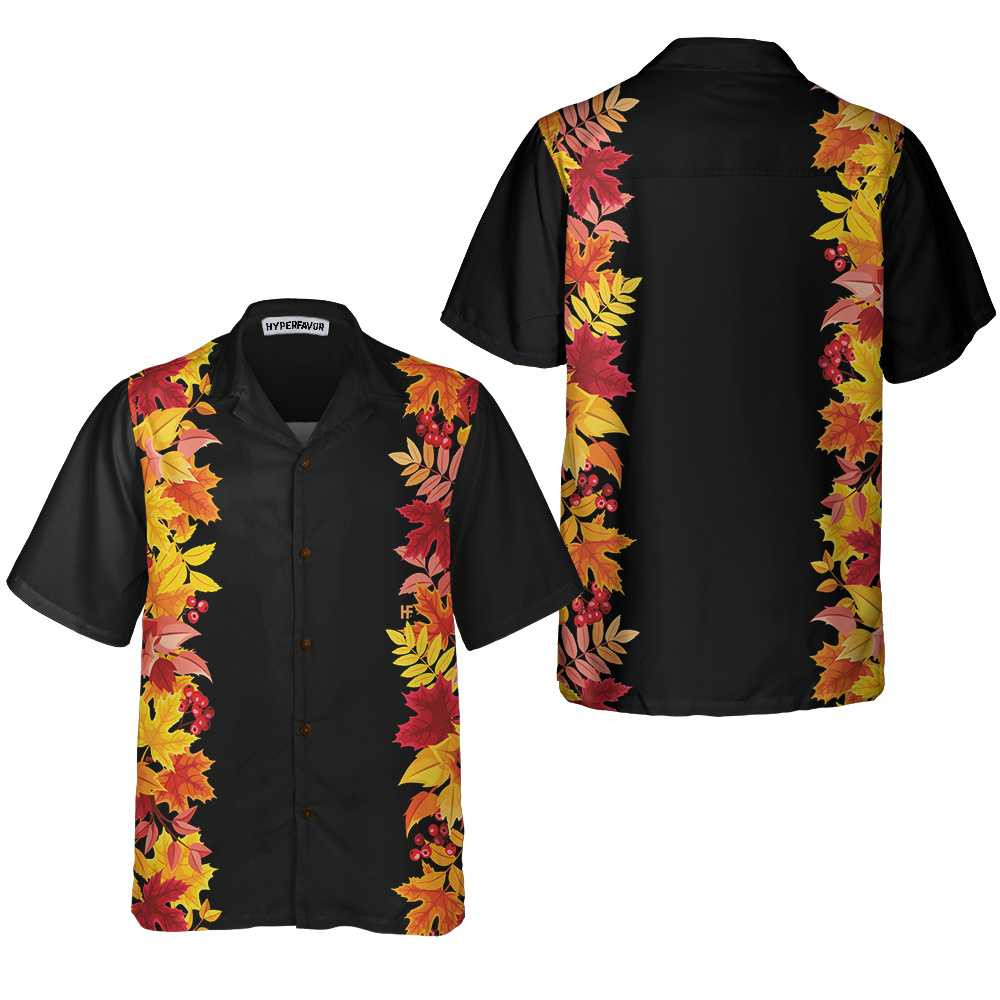 Colorful Autumn Thanksgiving Theme Hawaiian Shirt Best Gift For Thanksgiving Day