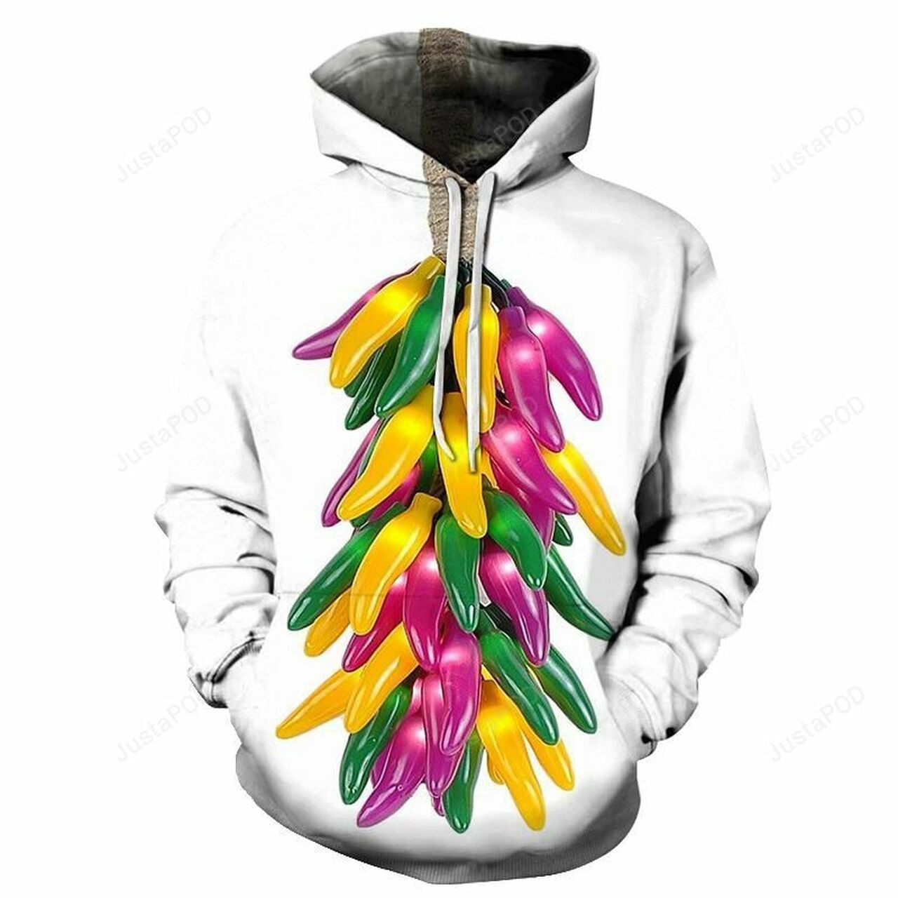 Colorful Chilli 3d 3d All Over Print Hoodie