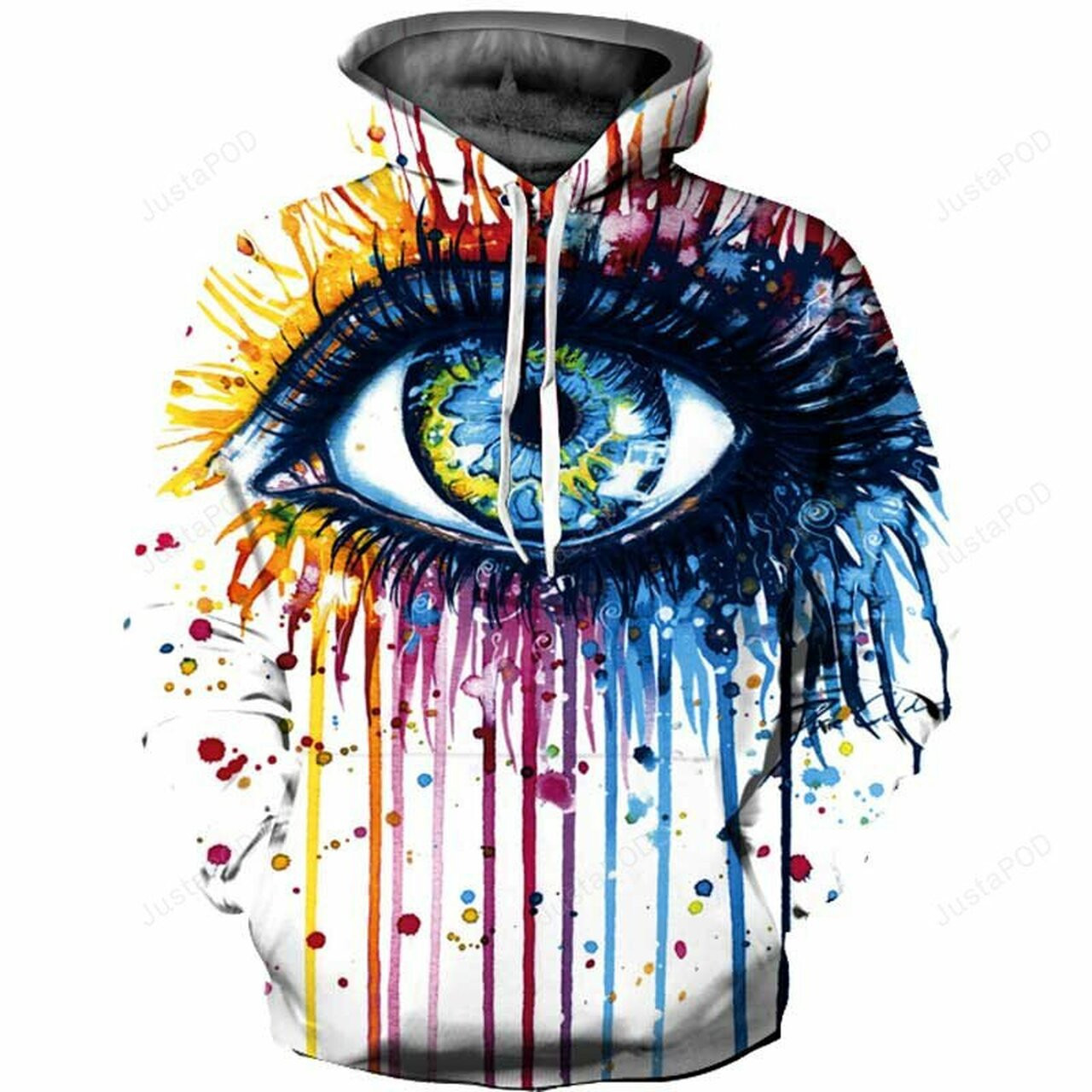 Colorful Eye 3d All Over Print Hoodie