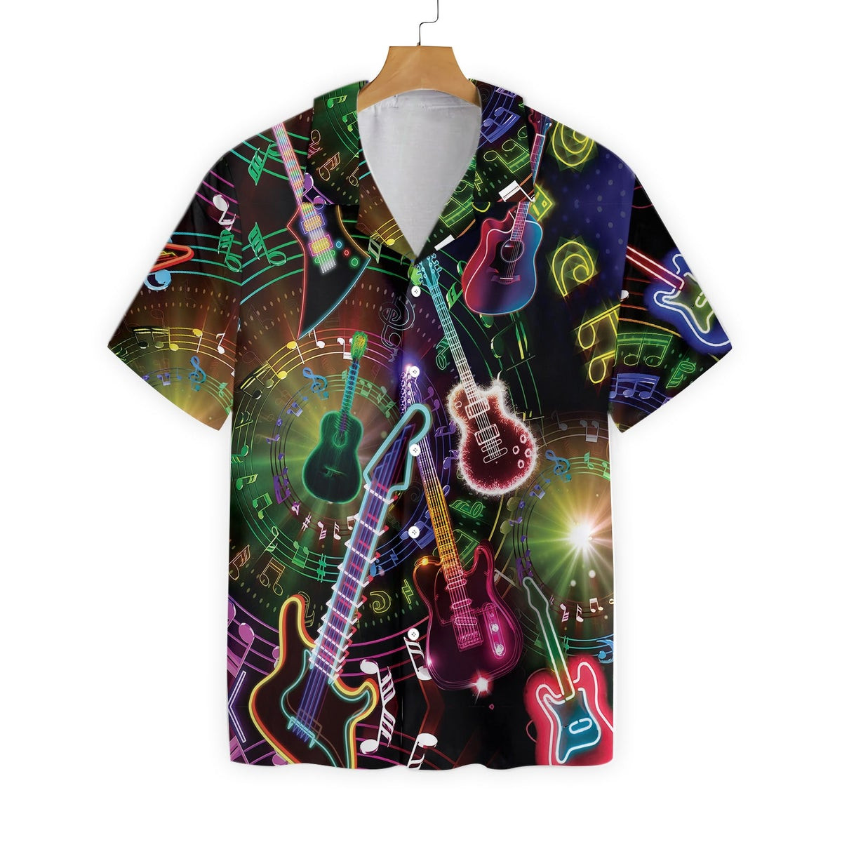 Colorful Guitars Hawaiian Shirt