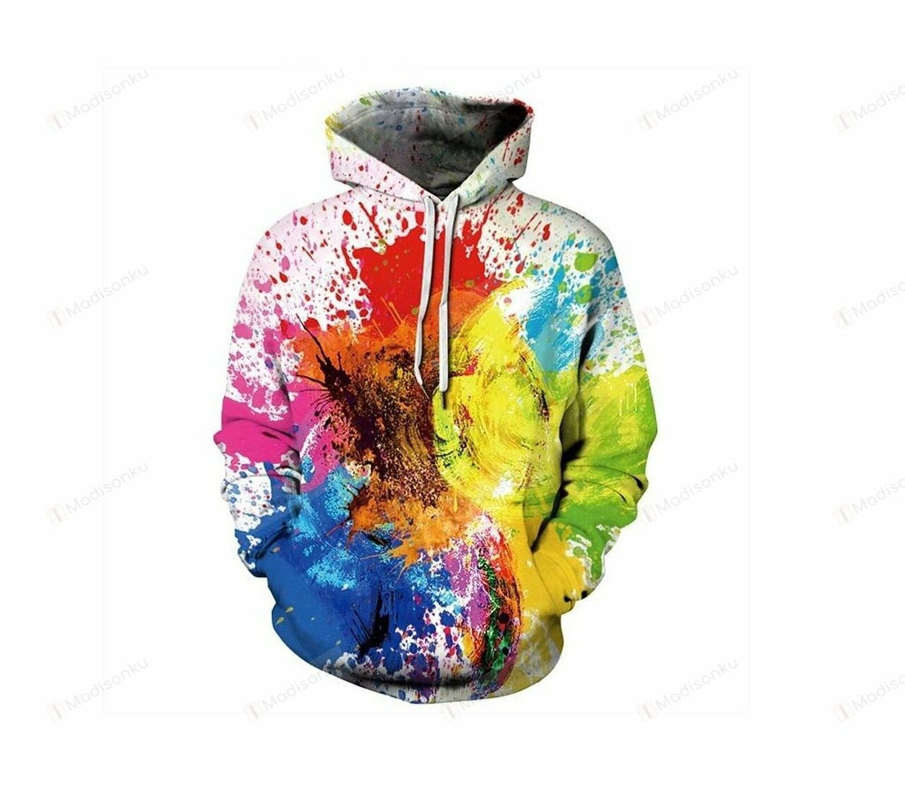 Colorful Spray 3d All Over Print Hoodie