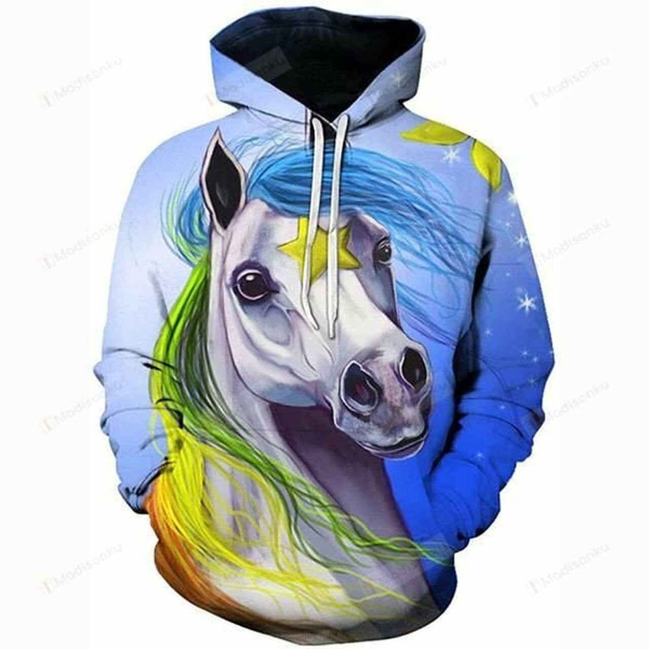 Colorful Unicorn 3d All Over Print Hoodie