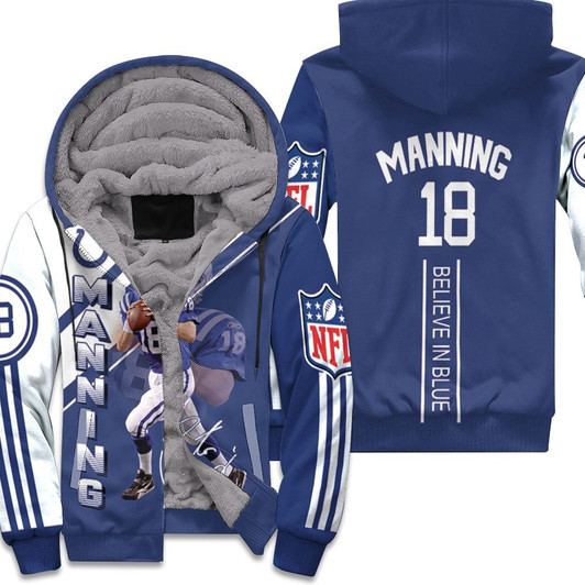 Colts Peyton Manning 3D T Shirt Hoodie Jersey Fleece Hoodie