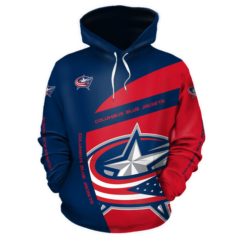 Columbus Blue Jackets Ice Team Pullover Hoodie