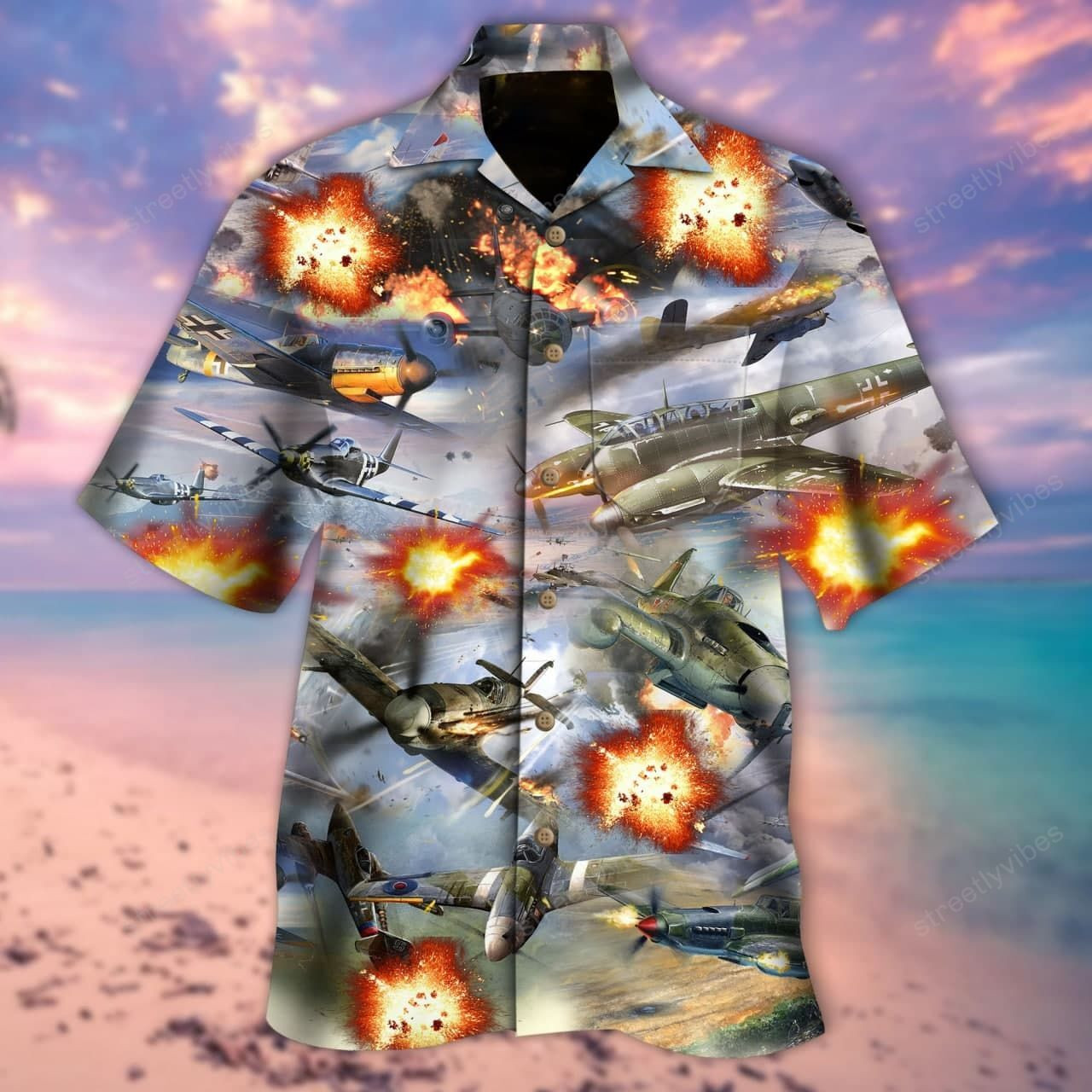 Combat Aircraft War Hawaiian Shirt Hawaiian Shirt For Men