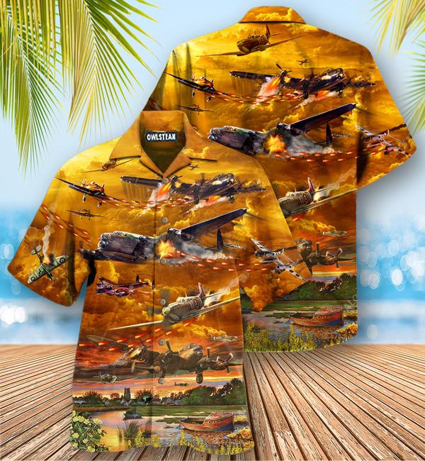 Combat Aircrafts Crashing Is What's Dangerous Edition - Hawaiian Shirt - Hawaiian Shirt For Men