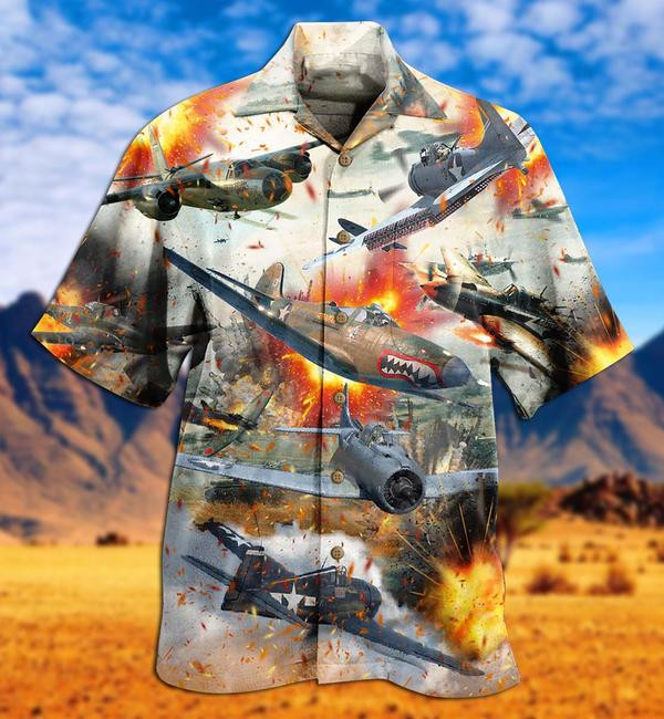 Combat Aircrafts War Life Limited - Hawaiian Shirt Hawaiian Shirt For Men