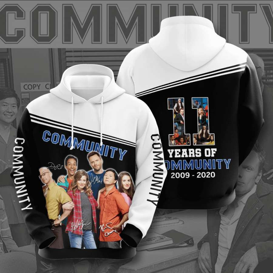 Community No490 Custom Hoodie 3D All Over Print