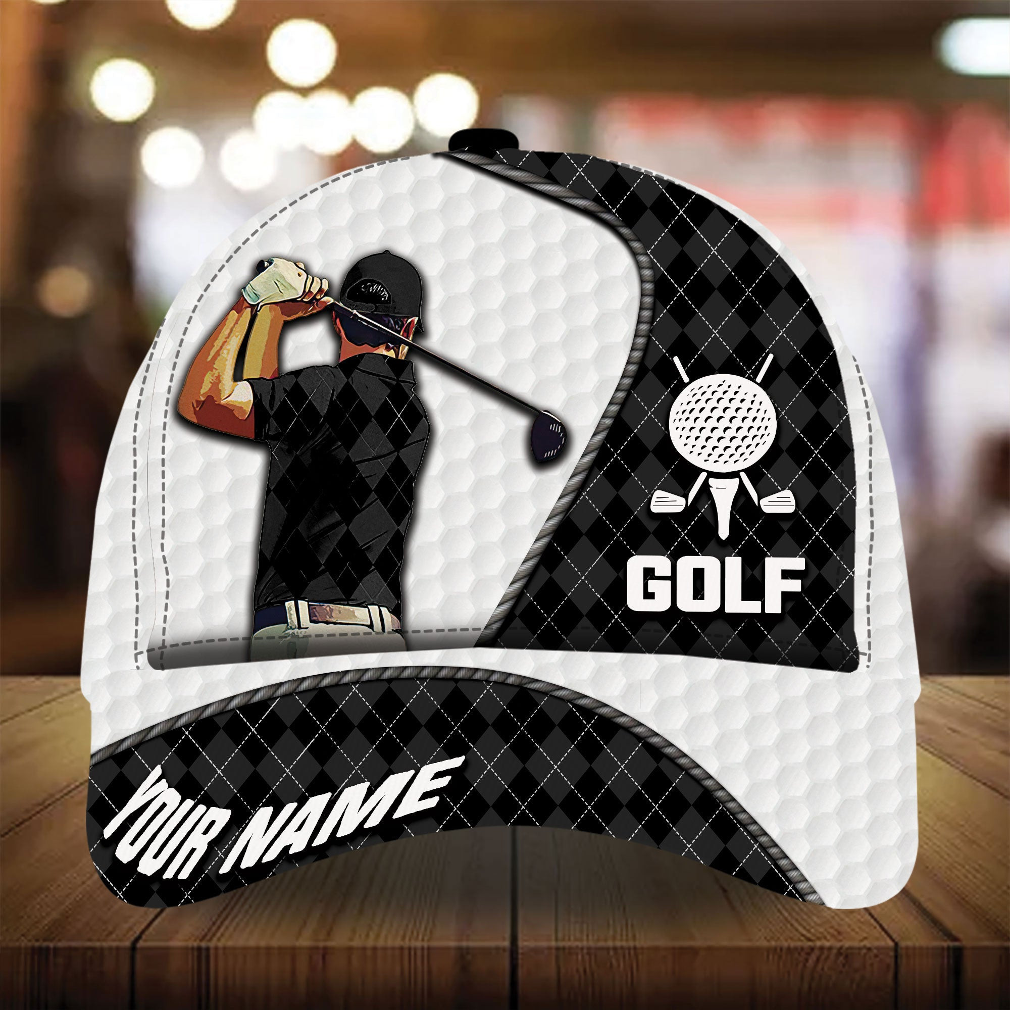 Cool Golfing Hat Golf Lover Cap Golfing Hats 3D Multicolor Personalized Classic Cap