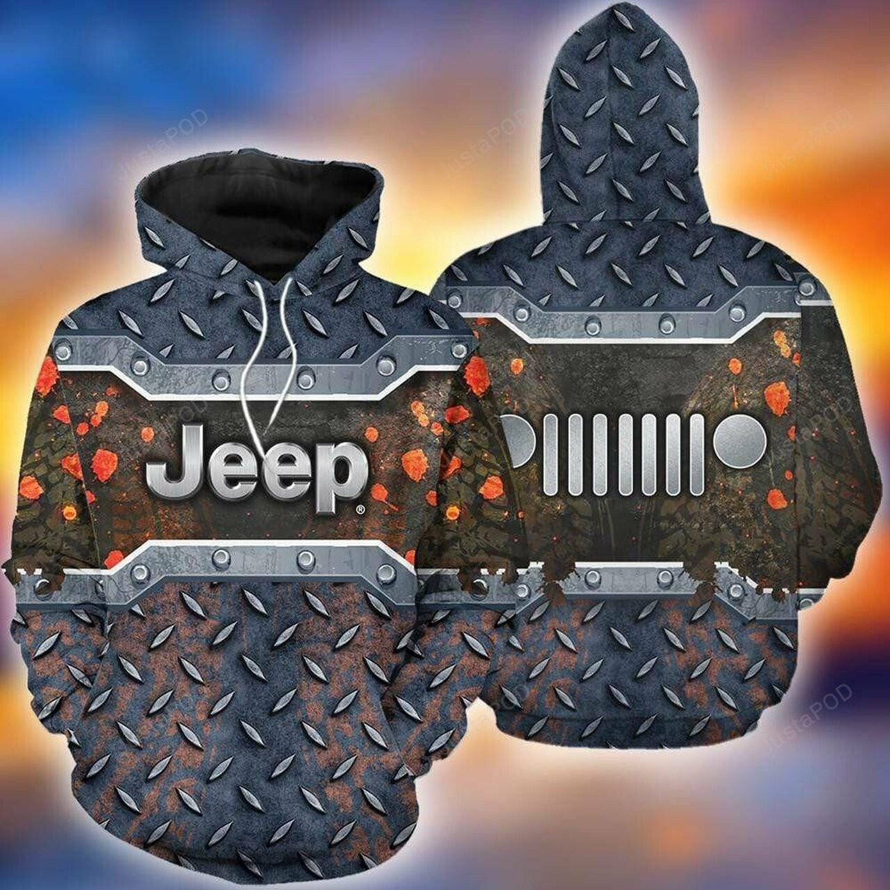 Cool Jeep Steel 3d All Print Hoodie