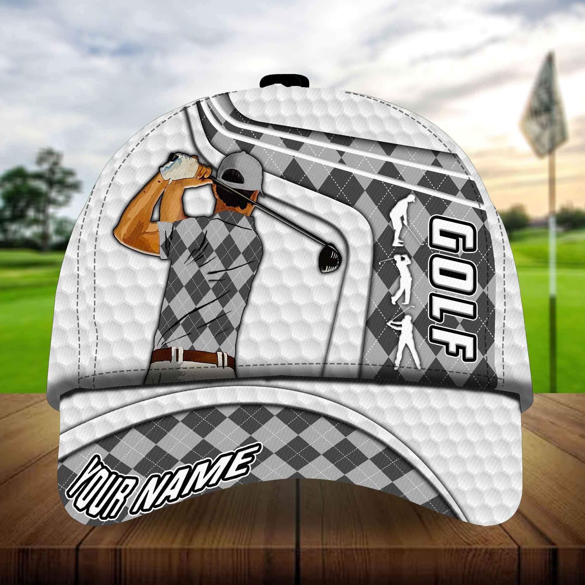 Cool Max Golf Man Golf Hats For Golf Lovers Multicolor Personalized Classic Cap