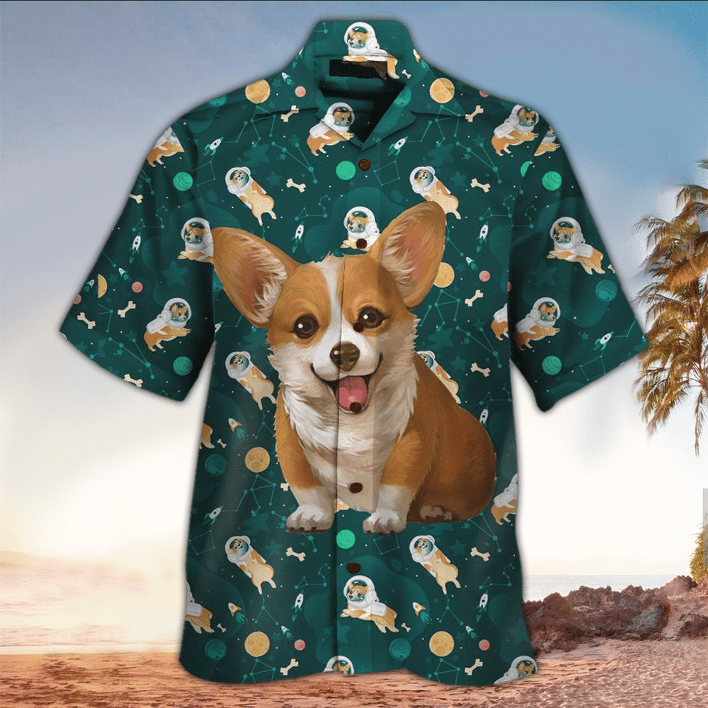 Corgi Hawaiian Shirt Corgi Shirt For Dog Lover Shirt For Men and Women