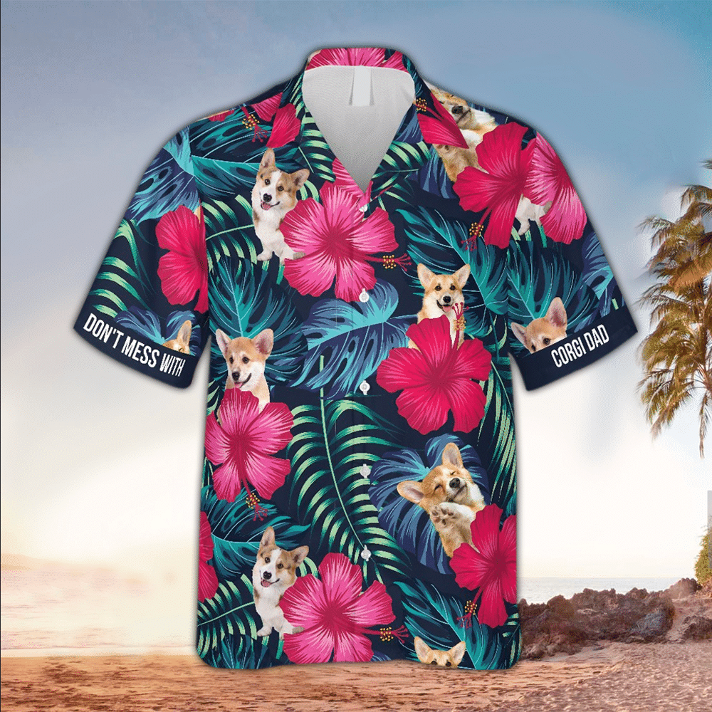 Corgi Hawaiian Shirt Perfect Dog Clothing Shirt For Men and Women