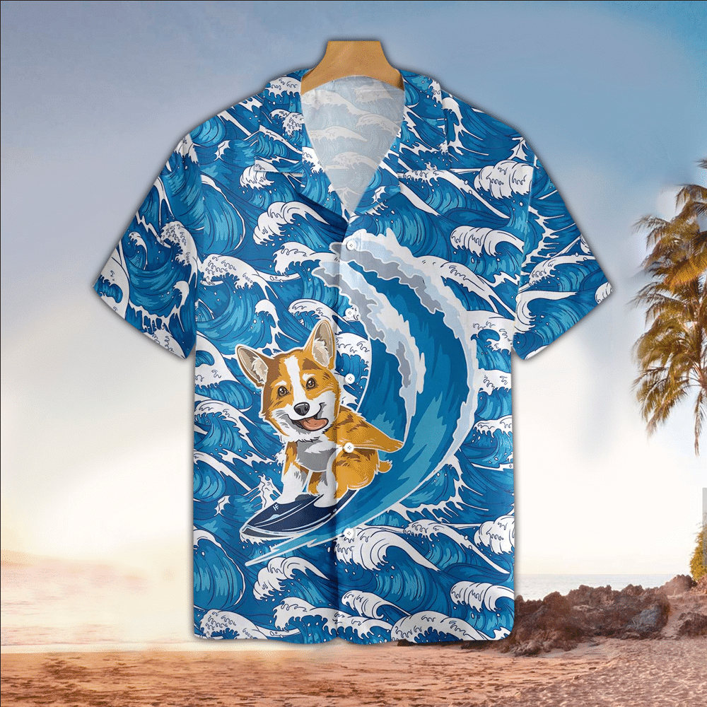 Corgi Hawaiian Shirt Perfect Dog Clothing Shirt For Men and Women