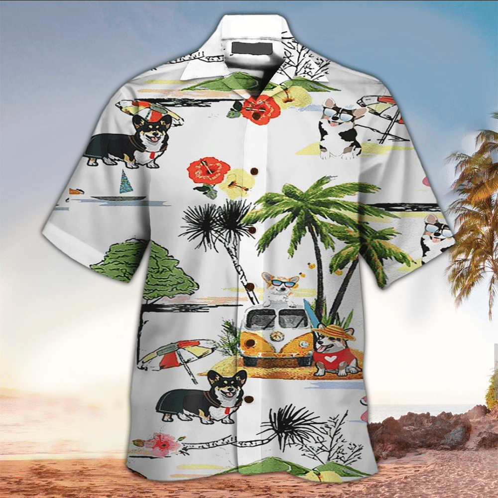 Corgi Hawaiian Shirt Perfect Gift Ideas For Dog Lover Shirt For Men and Women