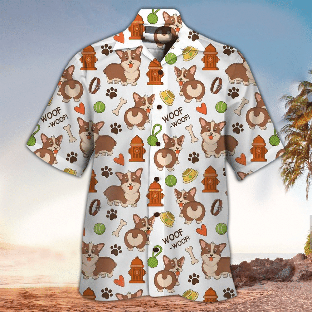 Corgi Hawaiian Shirt Perfect Gift Ideas For Dog Lover Shirt For Men and Women