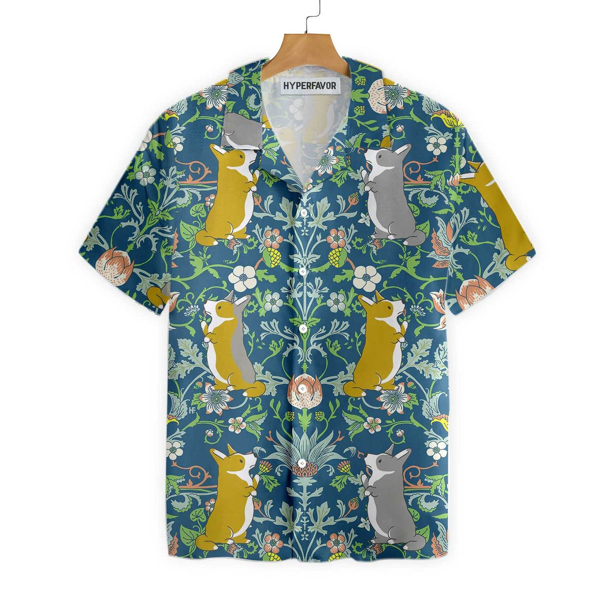 Corgi In The Magical Forest Corgi Hawaiian Shirt Best Dog Shirt For Men And Women