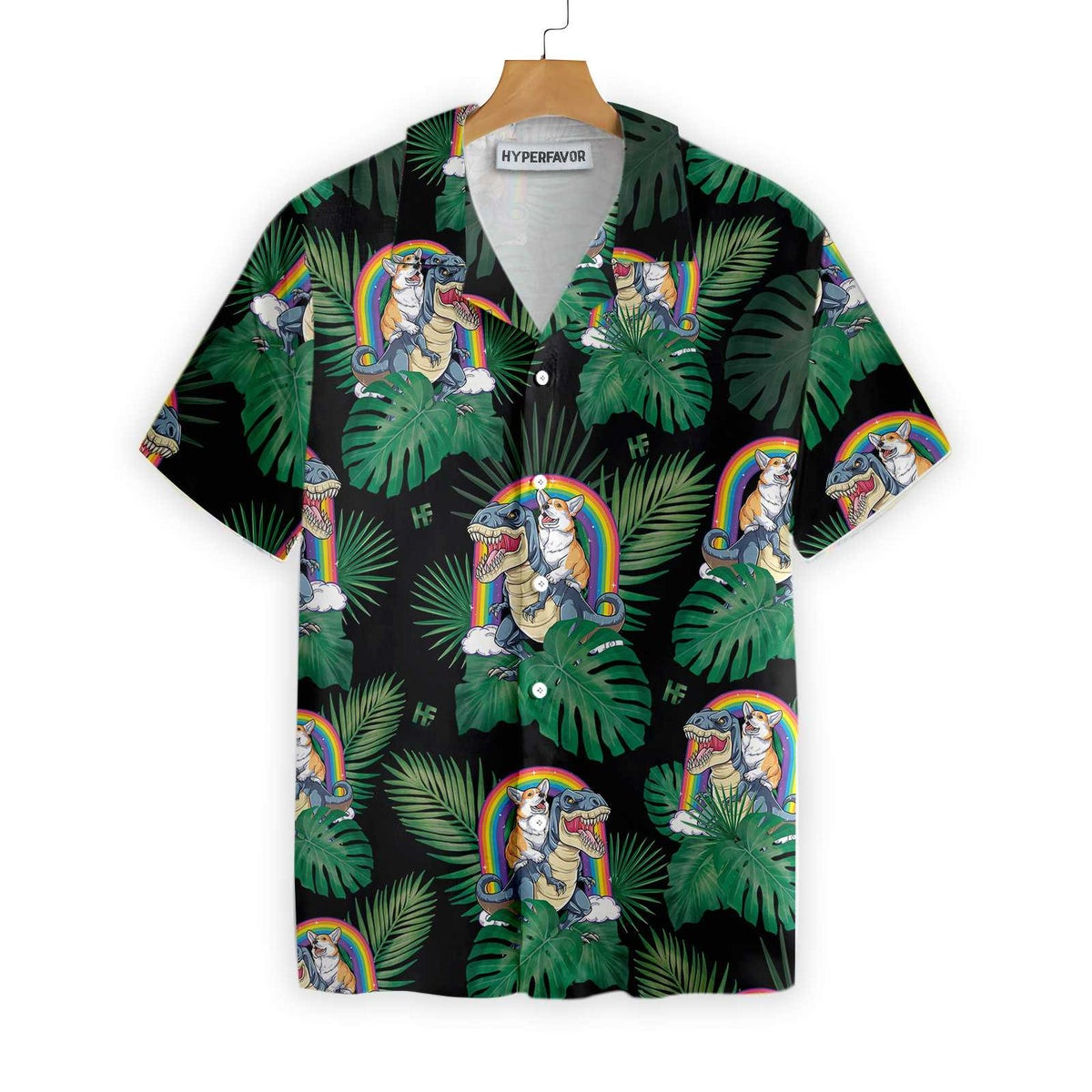 Corgi The Predator Hawaiian Shirt