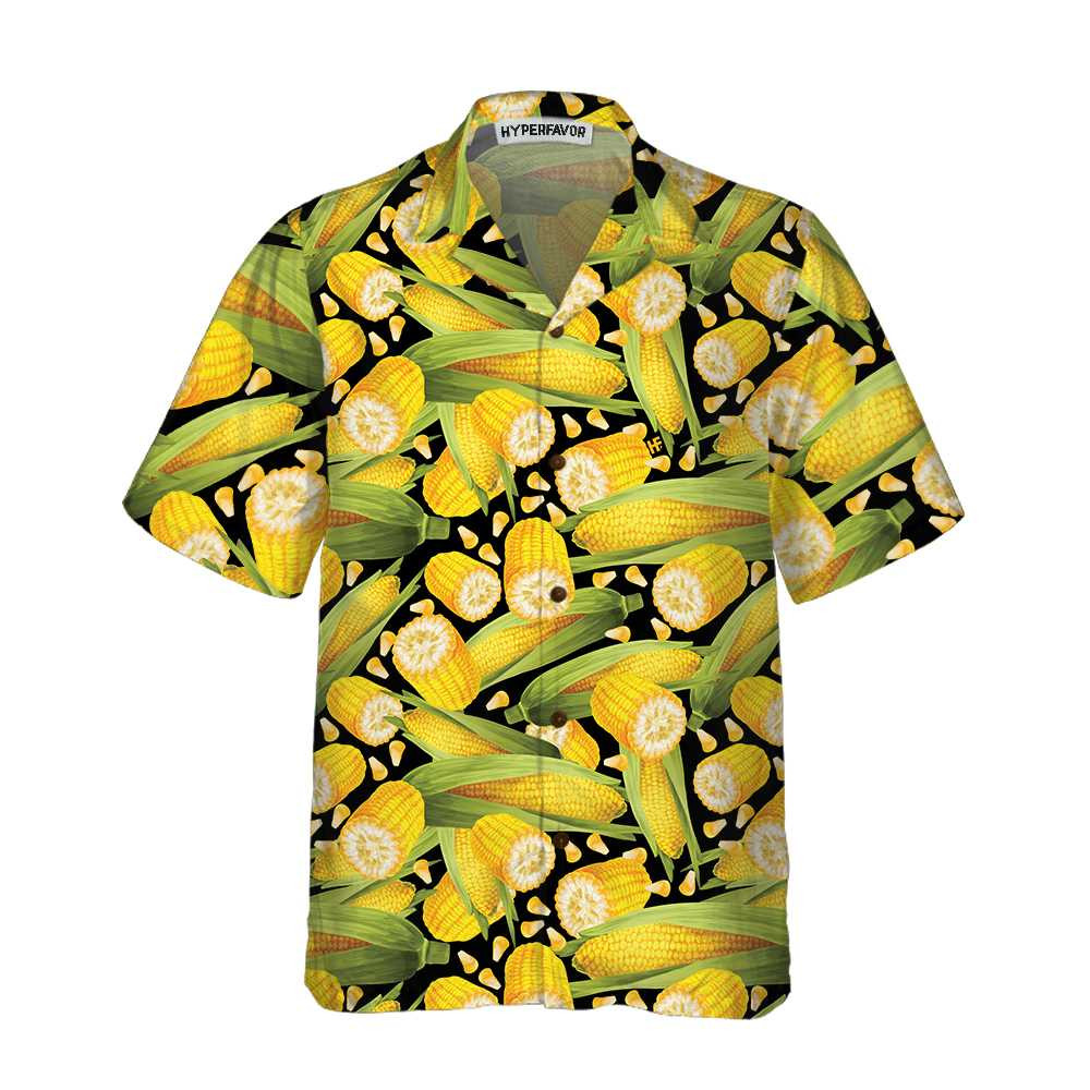 Corn Harvest Hawaiian Shirt Corn Shirts For Men And Women Corn Print Shirt