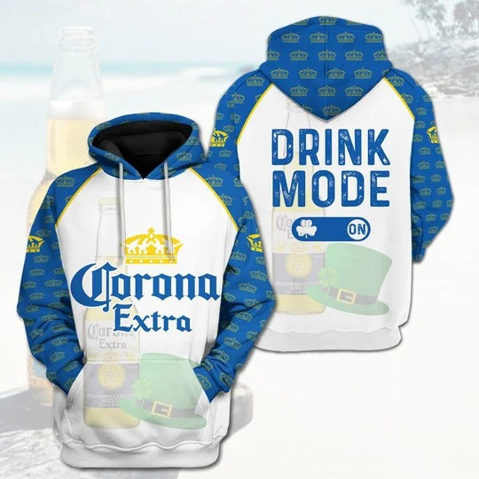 Corona Extra St Patrick Days 3D Hoodie