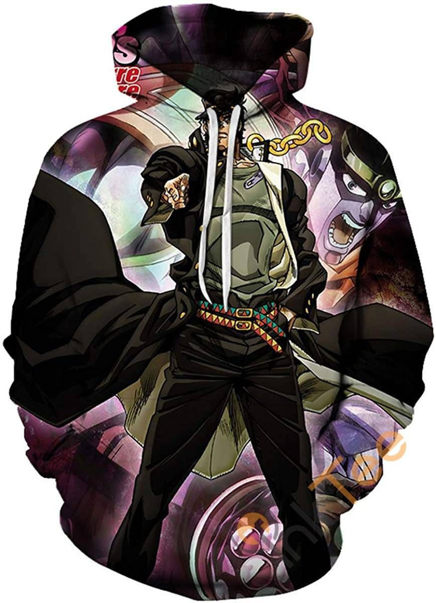 Cosplay Jojo39s Bizarre Adventure Print Pullover With Front Pocket Sku105 Hoodie 3D All Over Print