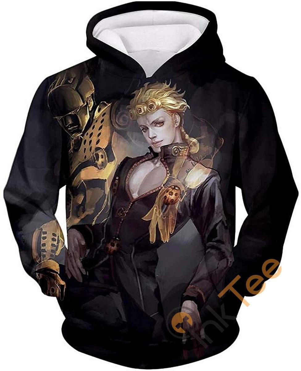 Cosplay Jojo39s Bizarre Adventure Print Pullover With Front Pocket Sku114 Hoodie 3D All Over Print